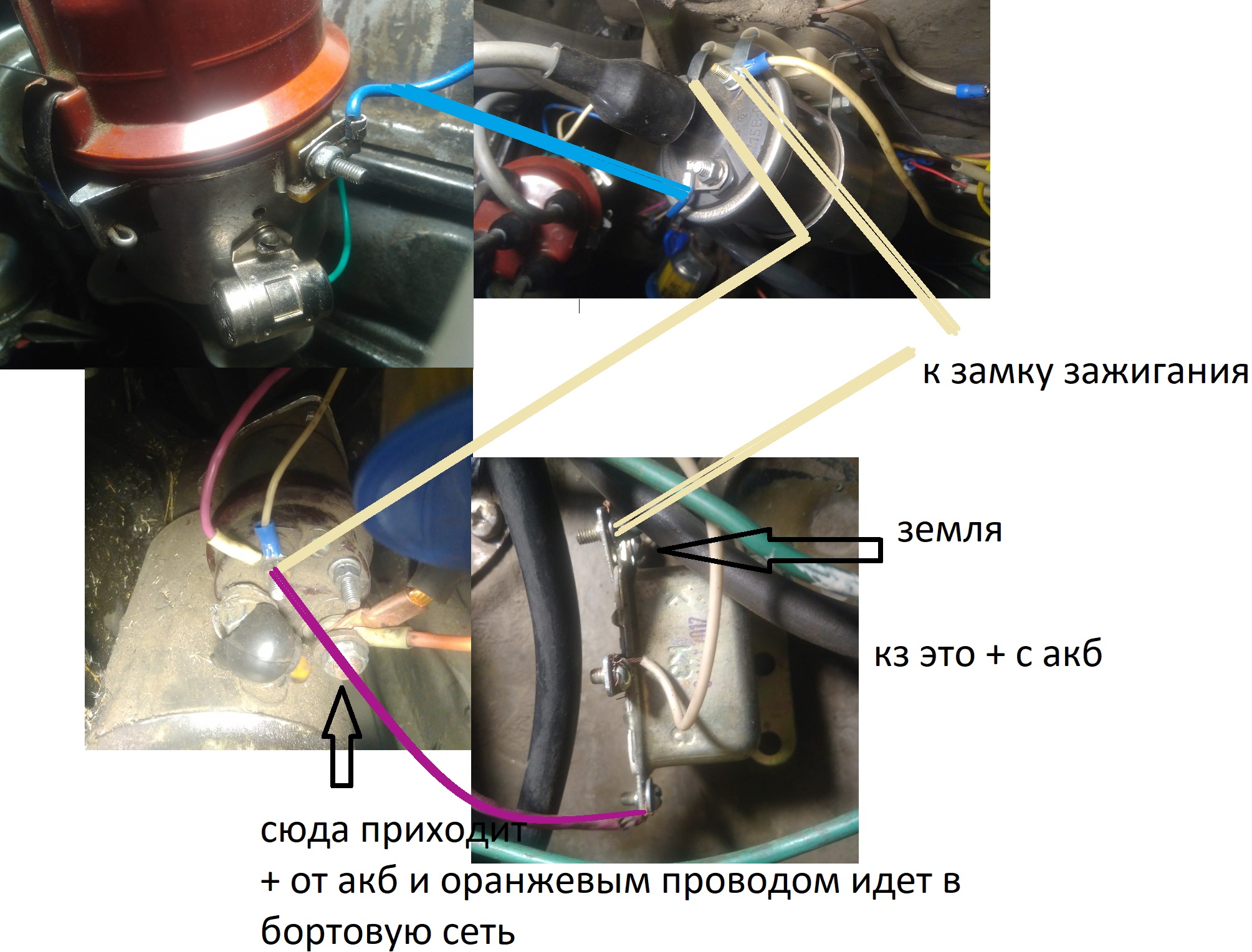 Уаз подключения замка