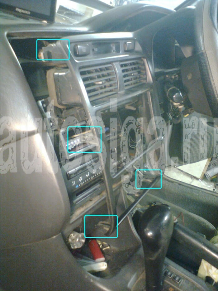 Установка сигнализации на Toyota Caldina 1996-1997
