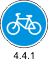 Знак Велосипедная дорожка или полоса для велосипедистов