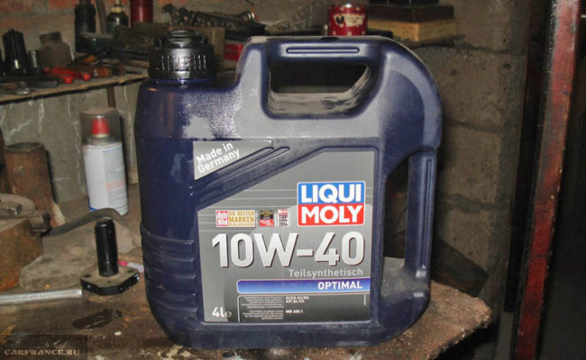 Моторное масло сделанное в Германии LIQUIMOLY 10W-40