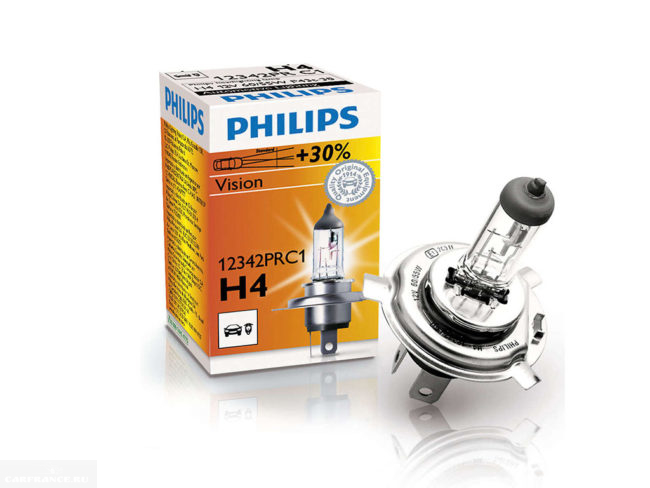 Лампа галогенная Philips h5 Vision