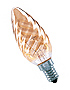 Лампа накаливания с витой колбой из цветного стекла (цоколь Е14)