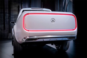 фото Mercedes-Benz X-class pickup Concept 2016-2017 вид сзади