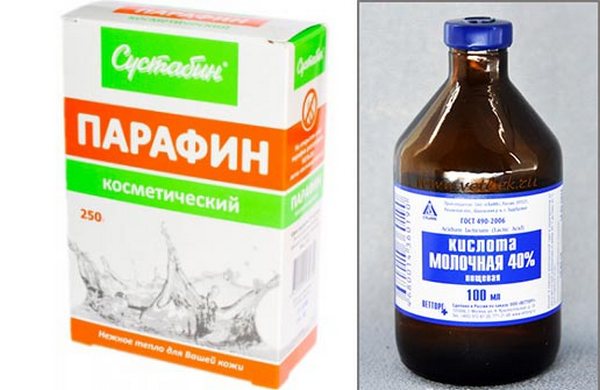 Можно протереть металл, покрытый ржавчиной, жидким парафином и молочной кислотой